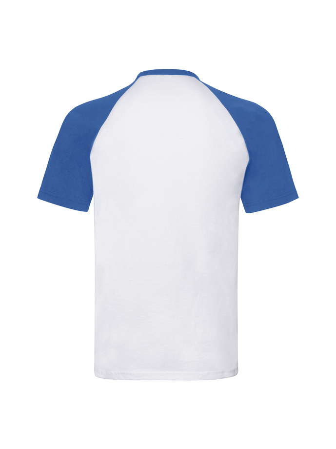 Vanity Fair Lingerie VALUEWEIGHT SHORT SLEEVE BASEBALL T White/royal Blue 6
