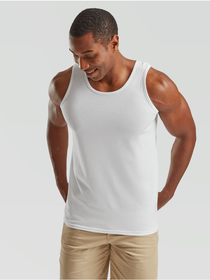 Vanity Fair Lingerie VALUEWEIGHT ATHLETIC VEST White 1