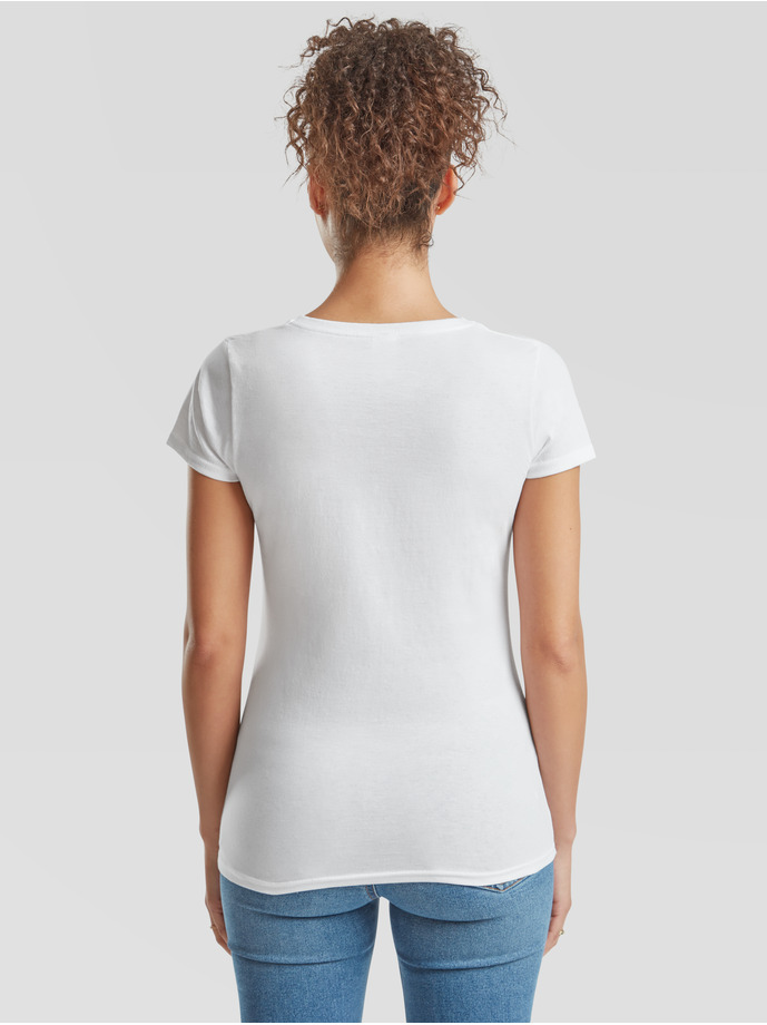 Vanity Fair Lingerie LADIES VALUEWEIGHT V-NECK T White 1