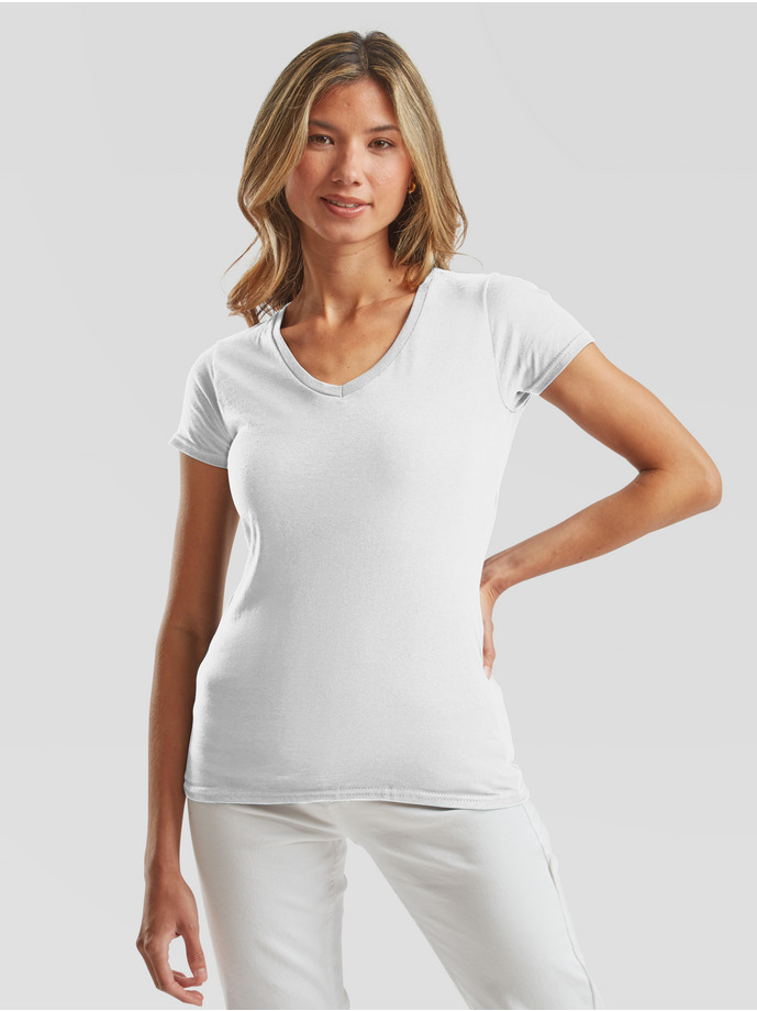Vanity Fair Lingerie LADIES 150 V-NECK T White 1