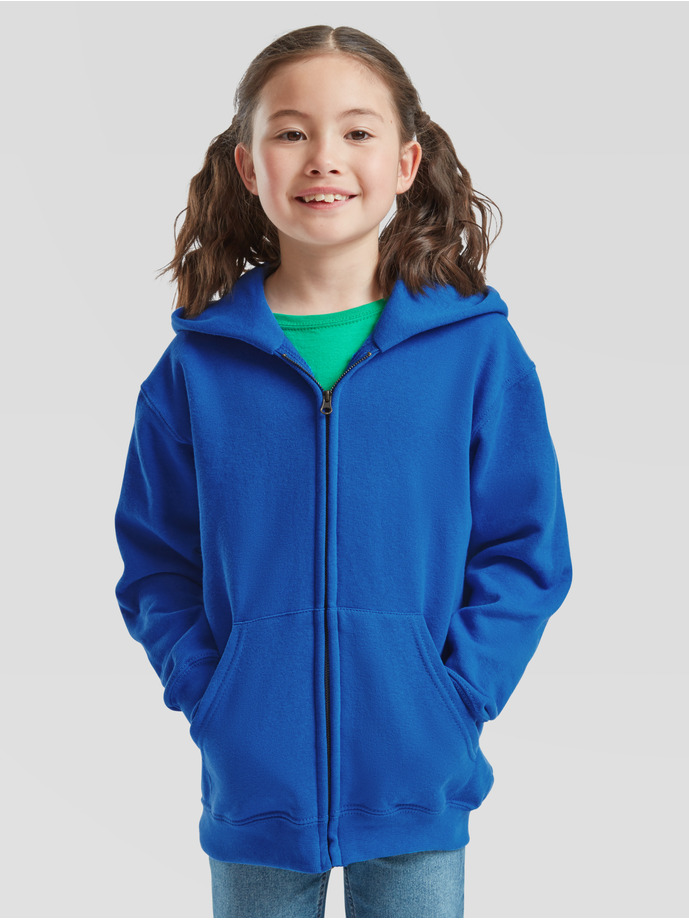 Vanity Fair Lingerie KIDS CLASSIC HOODED SWEAT JACKET Royal Blue 1