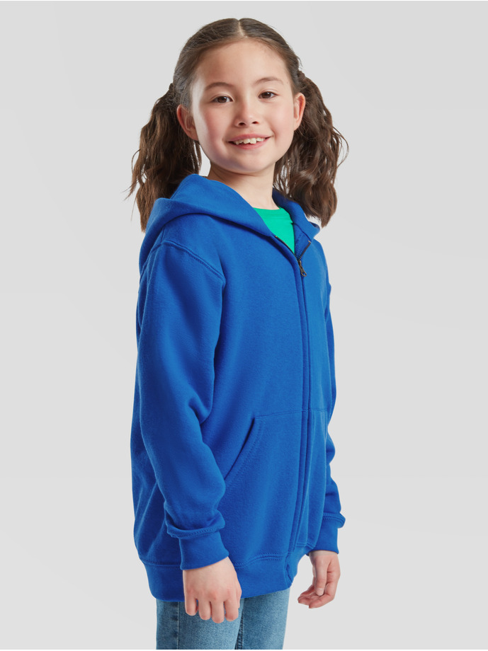 Vanity Fair Lingerie KIDS CLASSIC HOODED SWEAT JACKET Royal Blue 3