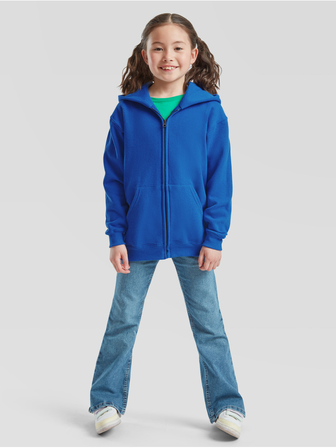 Vanity Fair Lingerie KIDS CLASSIC HOODED SWEAT JACKET Royal Blue 4