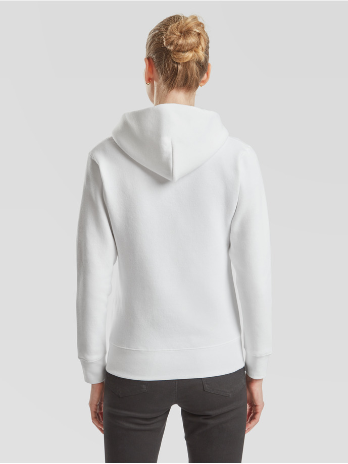 Vanity Fair Lingerie LADIES PREMIUM HOODED SWEAT JACKET White 2