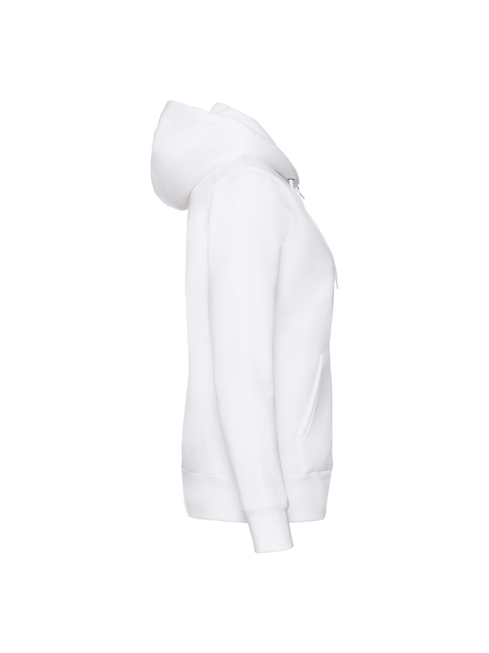 Vanity Fair Lingerie LADIES PREMIUM HOODED SWEAT JACKET White 8
