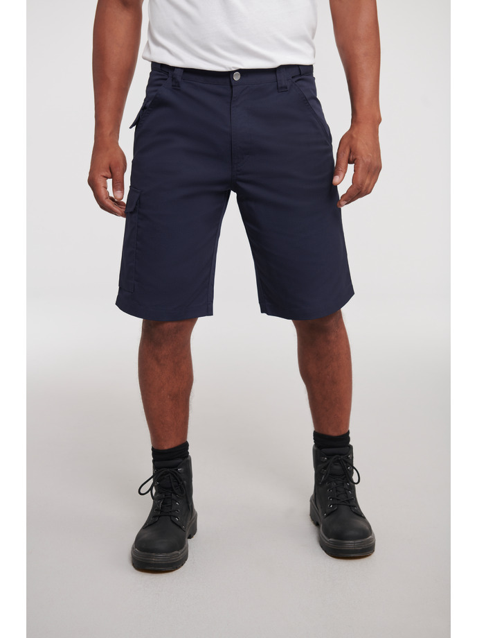 Vanity Fair Lingerie Workwear Polycotton Twill Shorts French Navy 1