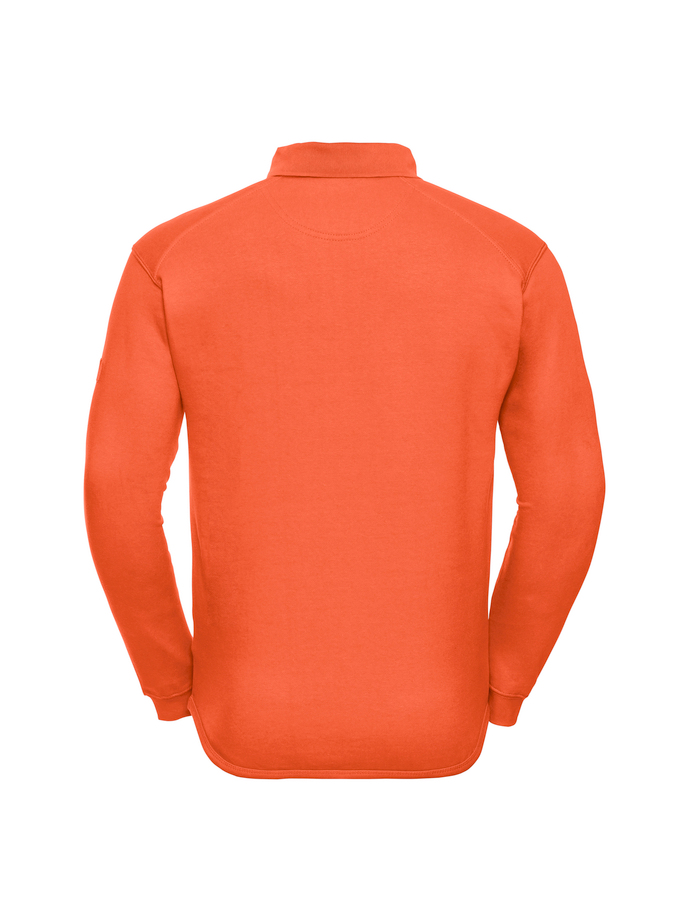 Vanity Fair Lingerie Heavy Duty Workwear Collar Sweatshirt Orange 6