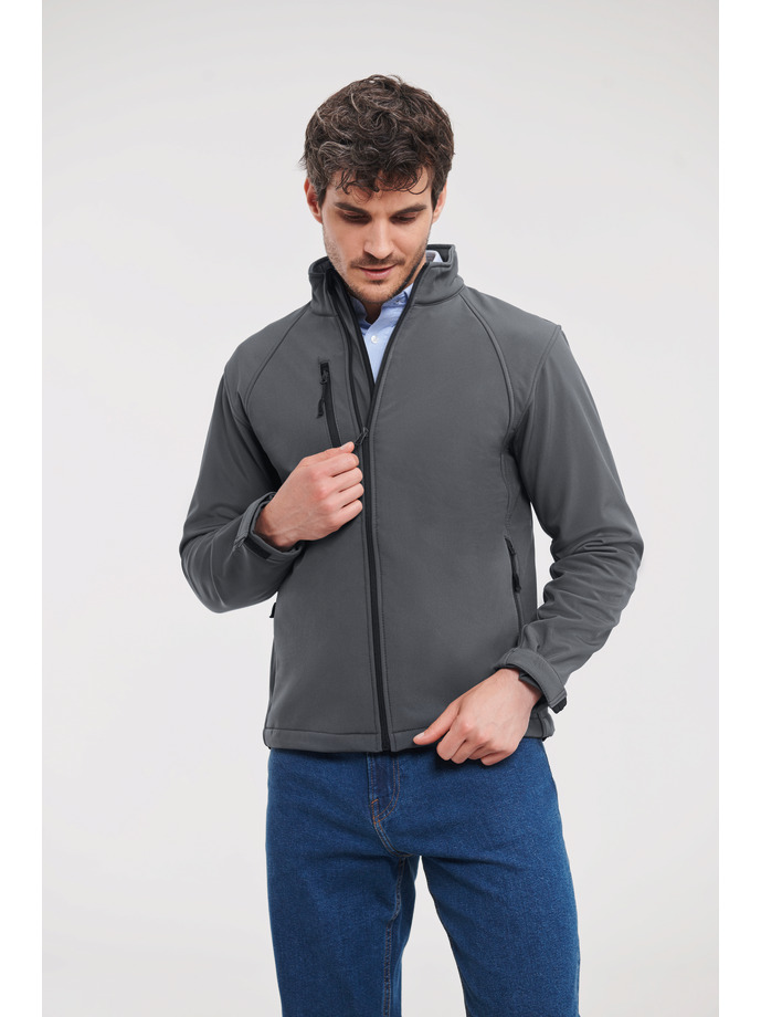 Vanity Fair Lingerie Men's Softshell Jacket Titanium 1