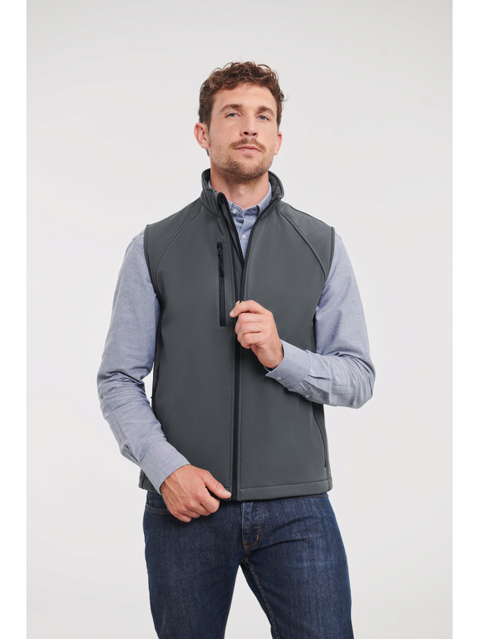 Vanity Fair Lingerie Men's Softshell Gilet Titanium 1