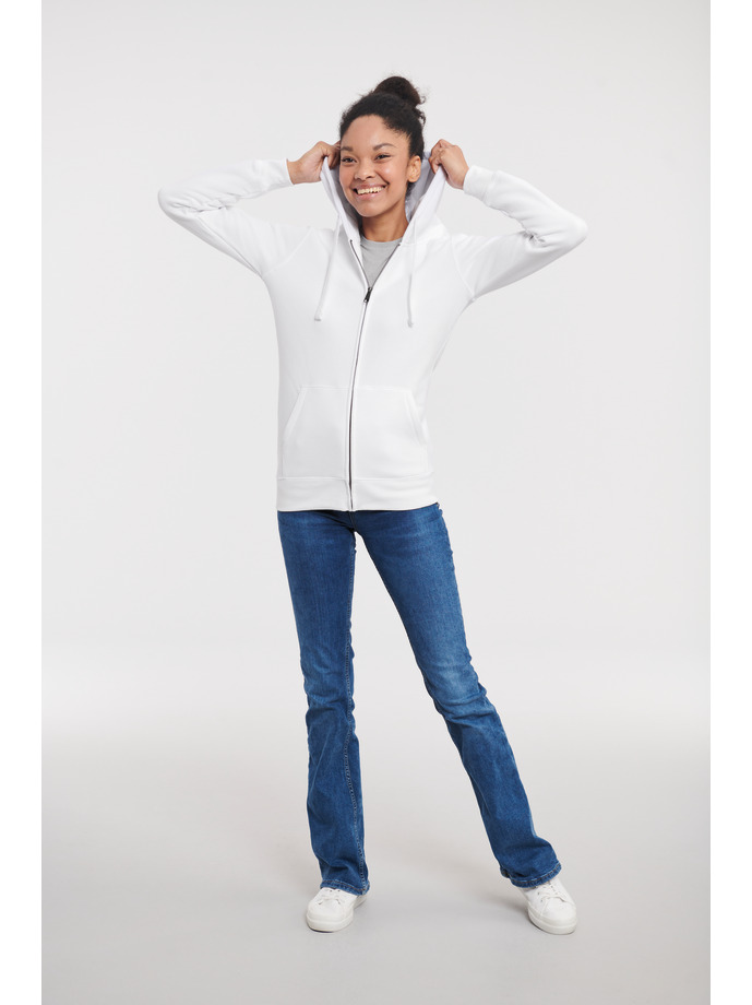 Vanity Fair Lingerie Ladies' Authentic Zipped Hood Jacket White 4