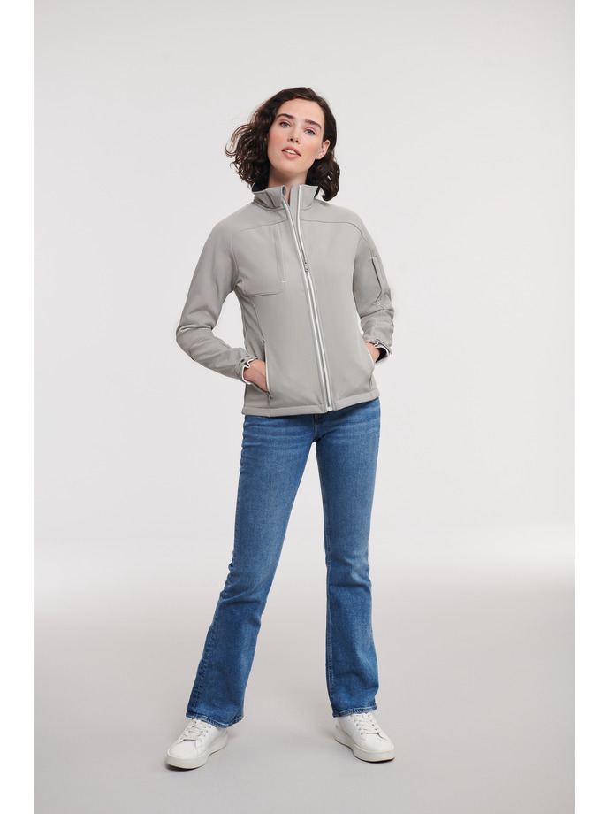 Vanity Fair Lingerie Ladies' Bionic Softshell Jacket Stone 4
