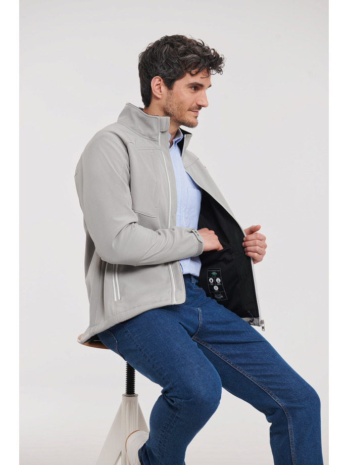 Vanity Fair Lingerie Men's Bionic Softshell Jacket Stone 3