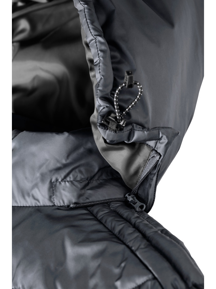 Vanity Fair Lingerie Men's Hooded Nano Jacket Iron Grey 12