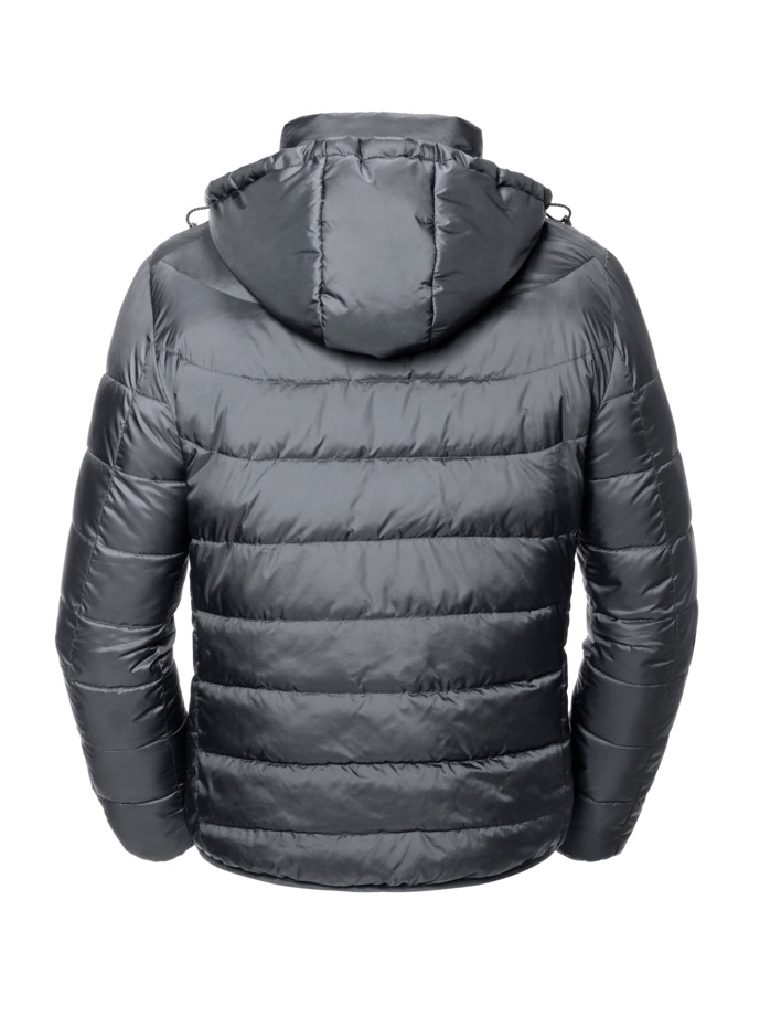 Vanity Fair Lingerie Men's Hooded Nano Jacket Iron Grey 6