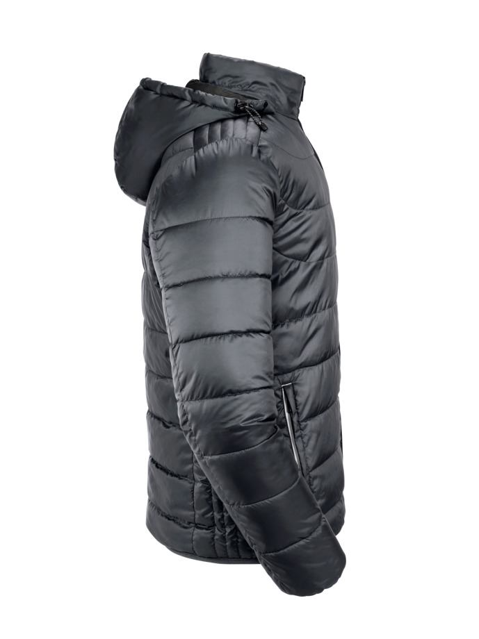 Vanity Fair Lingerie Men's Hooded Nano Jacket Iron Grey 7