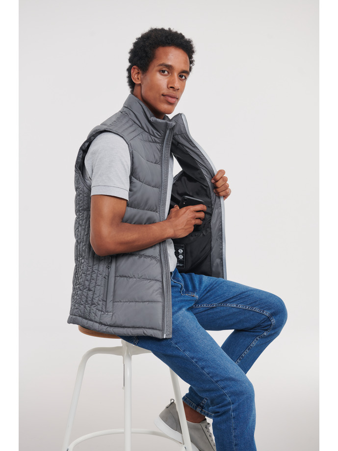 Vanity Fair Lingerie Men's Nano Bodywarmer Iron Grey 4