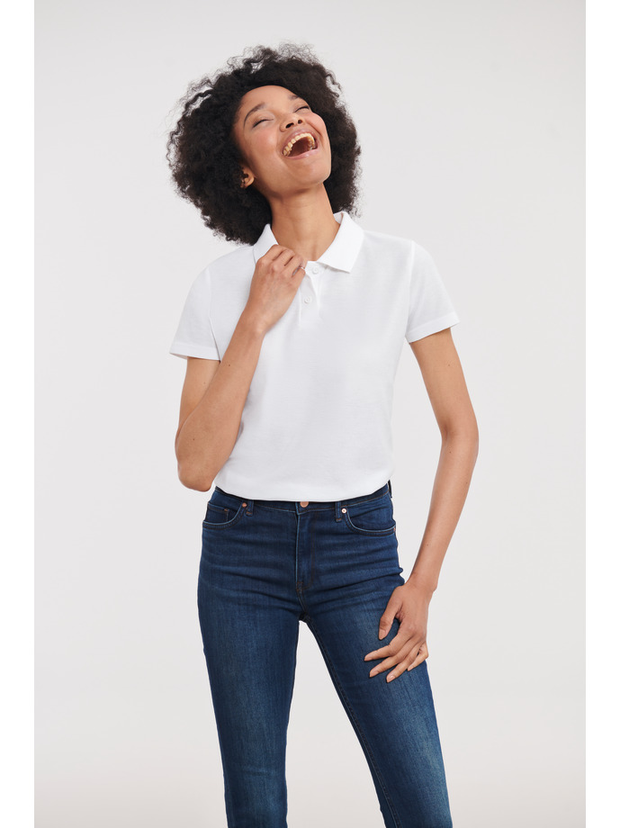 Vanity Fair Lingerie Ladies' Classic Polycotton Polo White 1