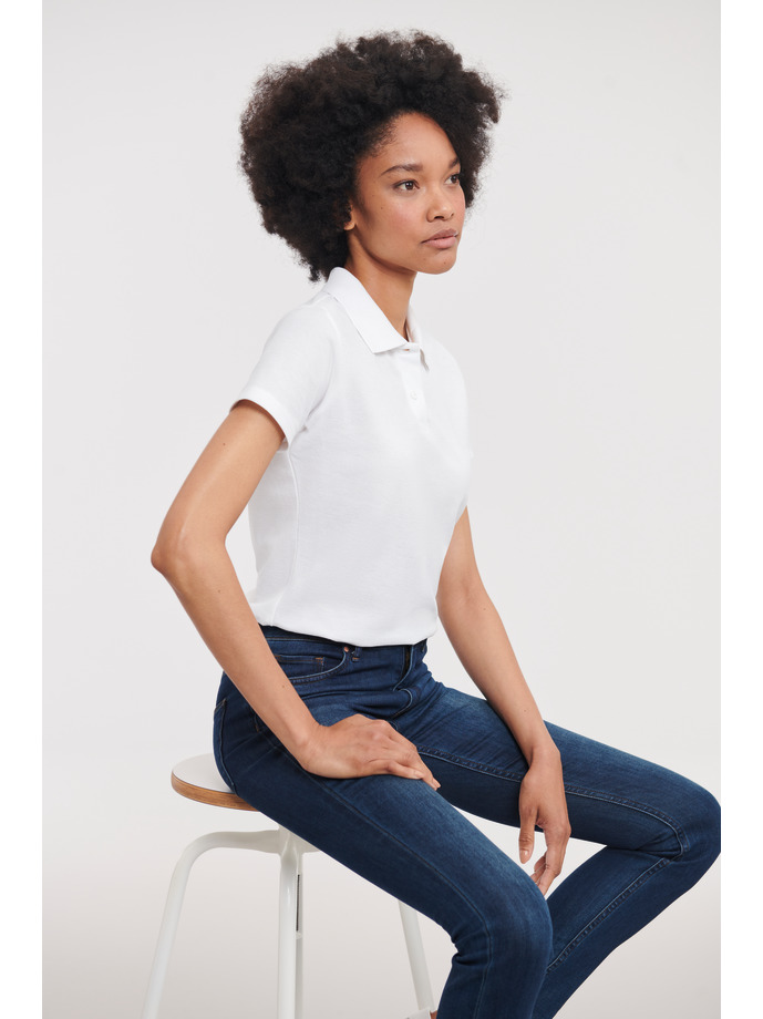 Vanity Fair Lingerie Ladies' Classic Polycotton Polo White 3