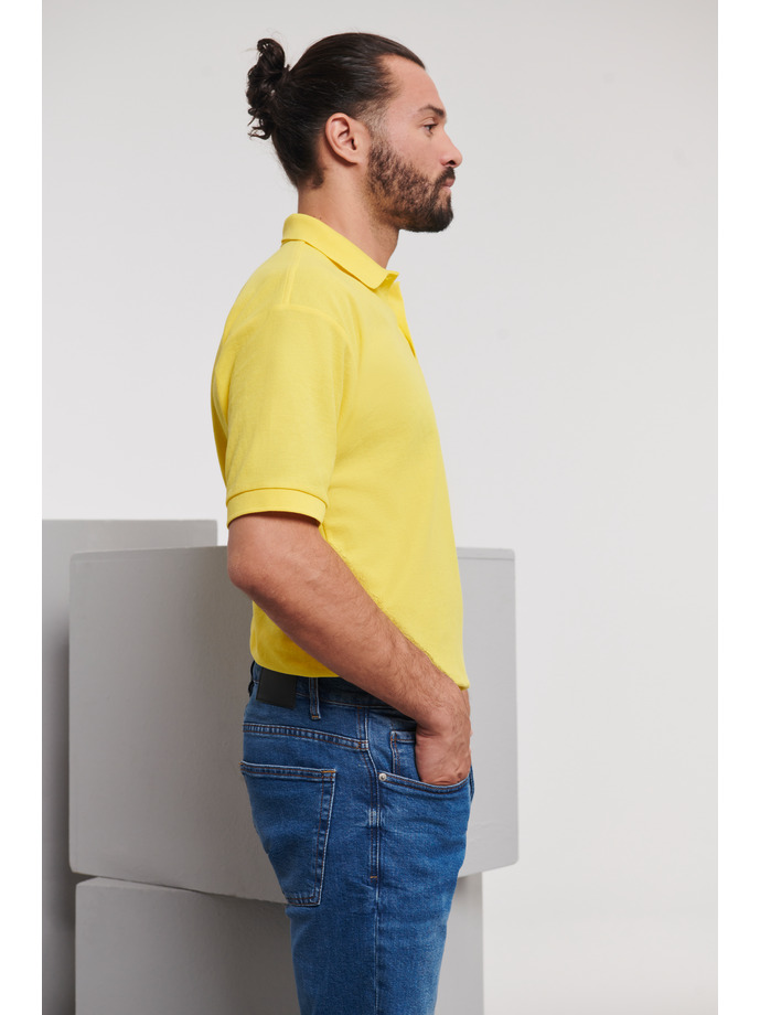 Vanity Fair Lingerie Men's Classic Polycotton Polo Yellow 3