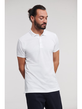 Men's Fitted Stretch Polo