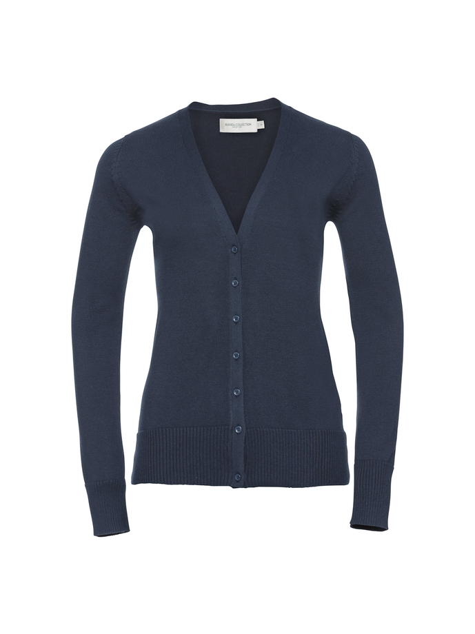 Vanity Fair Lingerie Ladies' V-Neck Knitted Cardigan French Navy 5