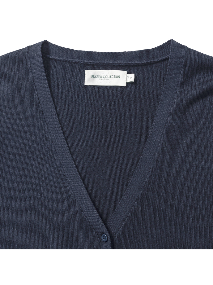 Vanity Fair Lingerie Ladies' V-Neck Knitted Cardigan French Navy 8