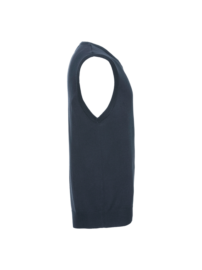 Vanity Fair Lingerie V-Neck Sleeveless Knitted Pullover French Navy 7
