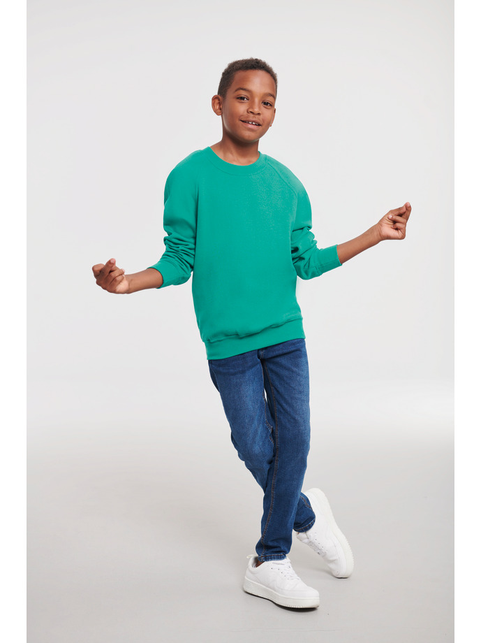Vanity Fair Lingerie Kids Classic Sweatshirt Winter Emerald 4