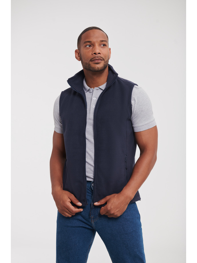 Vanity Fair Lingerie Men's Outdoor Fleece Gilet French Navy 1