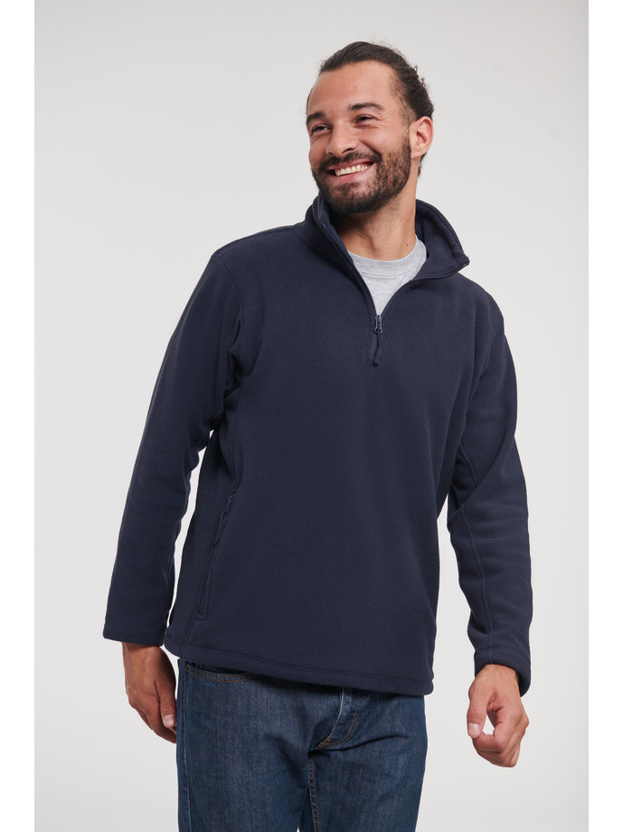 Vanity Fair Lingerie Quarter Zip Outdoor Fleece French Navy 1