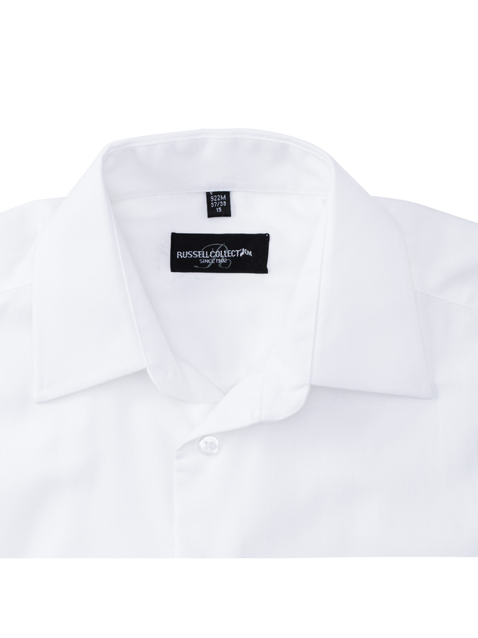 Vanity Fair Lingerie Men's Long Sleeve Tailored Oxford Shirt White 8