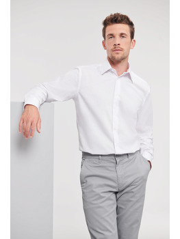 Men's Long Sleeve Tailored Oxford Shirt