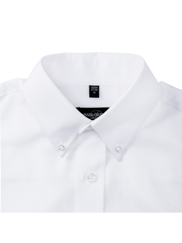 Vanity Fair Lingerie Men's Long Sleeve Classic Oxford Shirt White 10