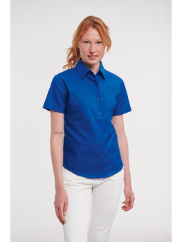 Ladies' Short Sleeve Tailored Oxford Shirt