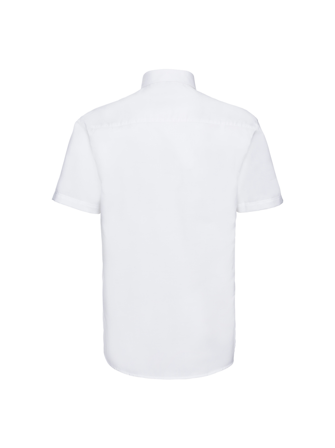 Vanity Fair Lingerie Men's Short Sleeve Classic Oxford Shirt White 6