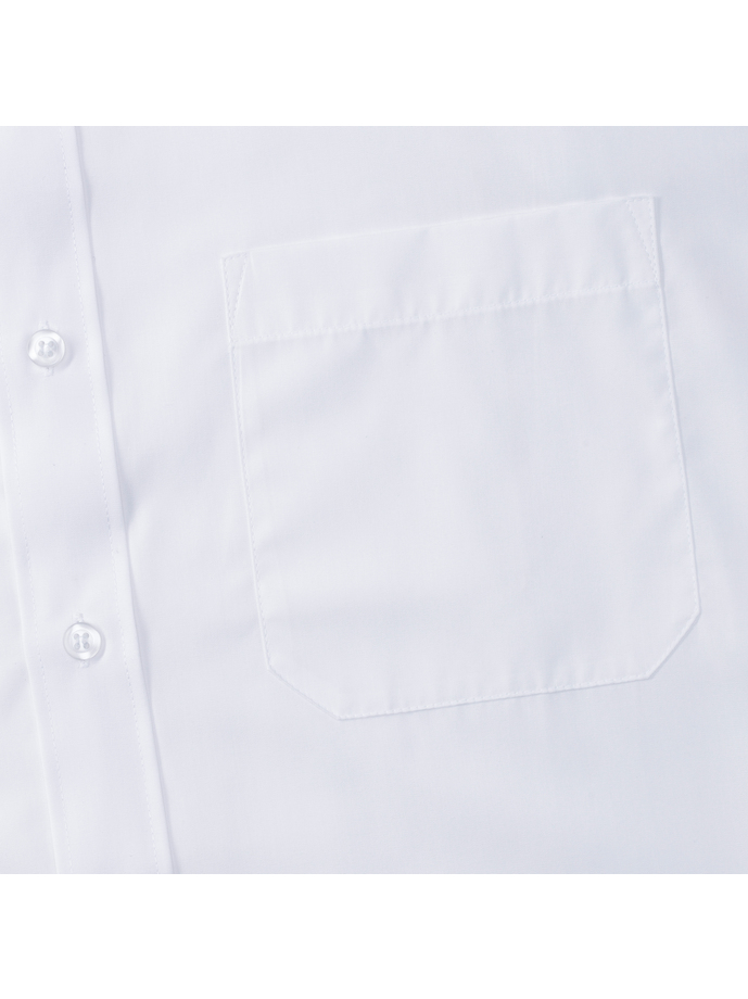 Vanity Fair Lingerie Men's Long Sleeve Classic Polycotton Poplin Shirt White 8