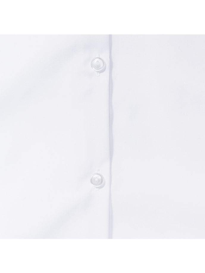 Vanity Fair Lingerie Ladies' Short Sleeve Classic Polycotton Poplin Shirt White 8