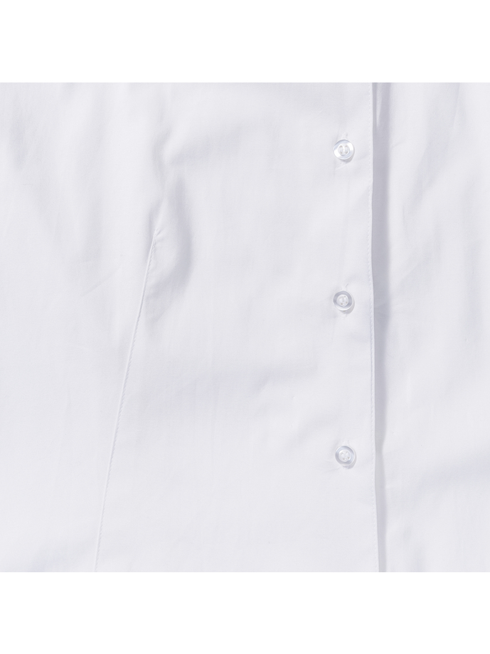 Vanity Fair Lingerie Ladies' 3/4 Sleeve Fitted Stretch Shirt White 9