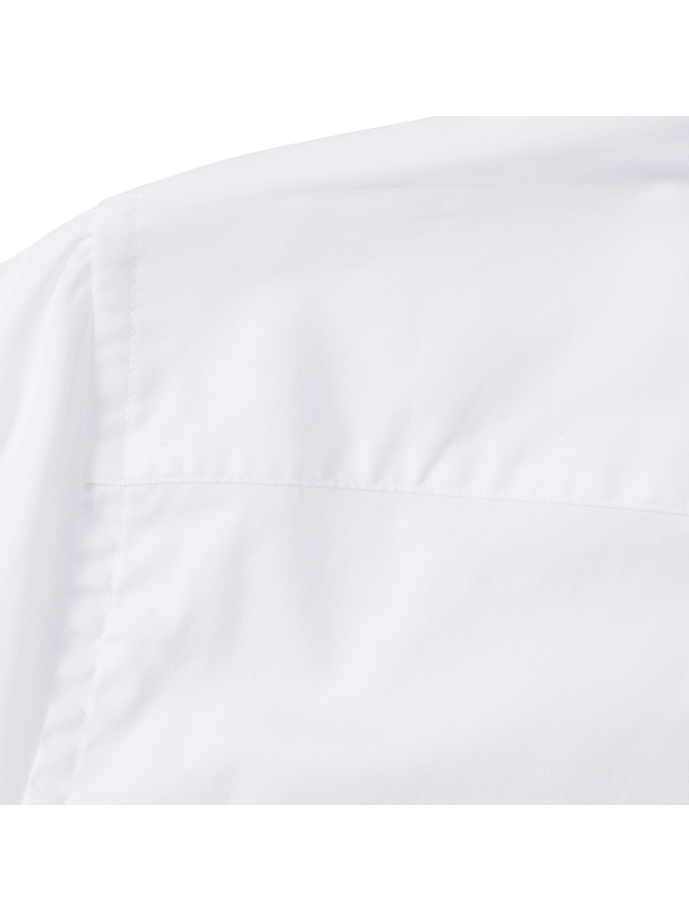 Vanity Fair Lingerie Men's Long Sleeve Fitted Stretch Shirt White 9