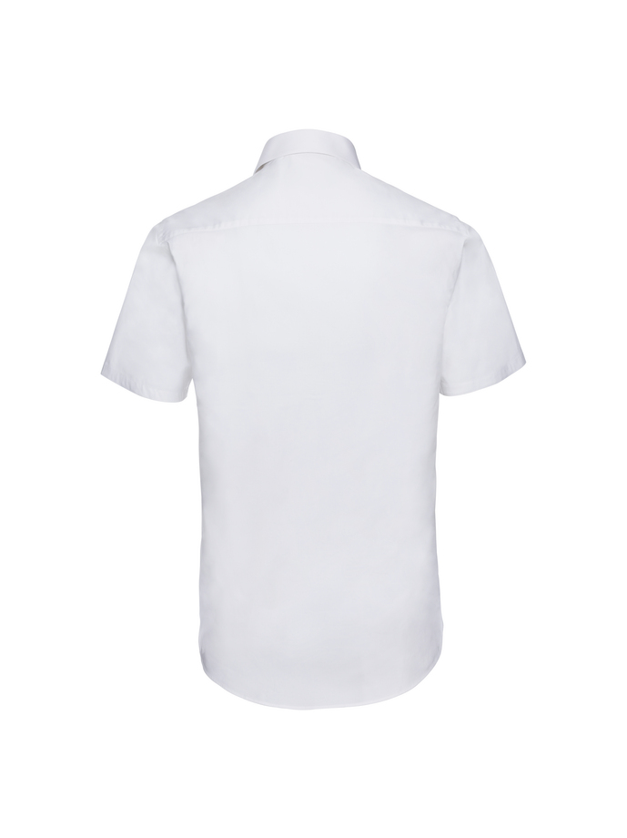 Vanity Fair Lingerie Men's Short Sleeve Fitted Stretch Shirt White 6