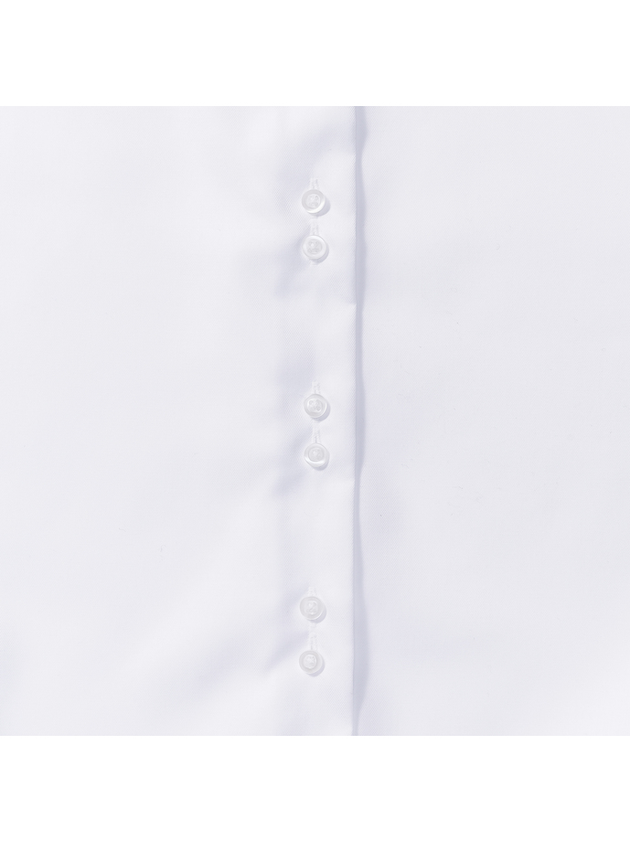 Vanity Fair Lingerie Ladies' Long Sleeve Tailored Ultimate Non-Iron Shirt White 8