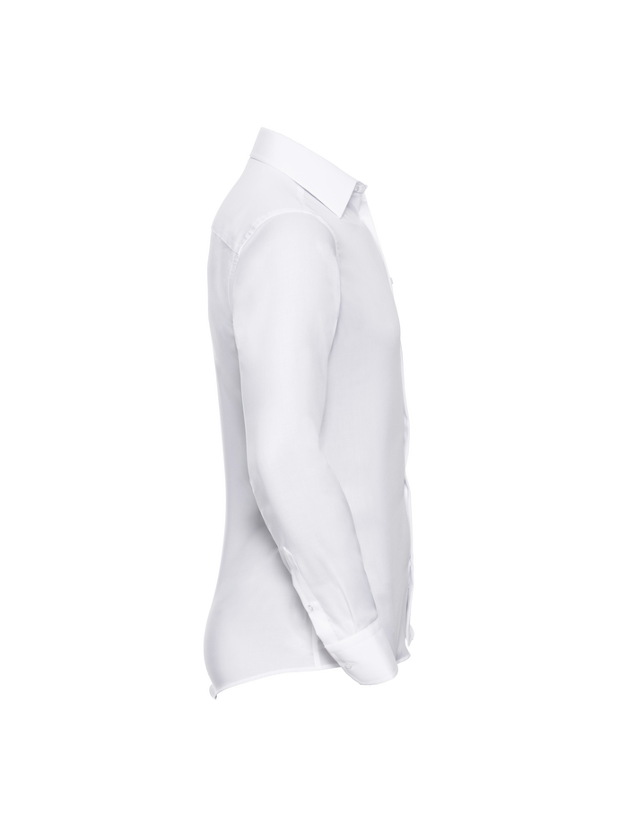 Vanity Fair Lingerie Men's Long Sleeve Tailored Ultimate Non-Iron Shirt White 7
