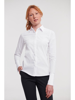Ladies' Long Sleeve Fitted Ultimate Stretch Shirt
