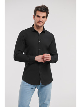 Men's Long Sleeve Fitted Ultimate Stretch Shirt