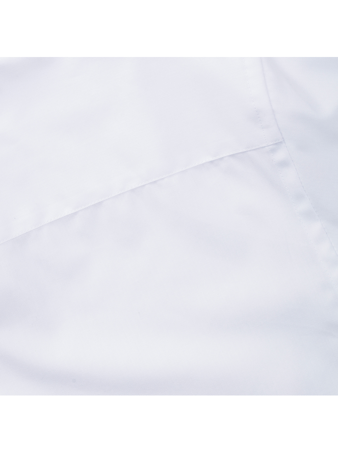 Vanity Fair Lingerie Men's Short Sleeve Tailored Herringbone Shirt White 10