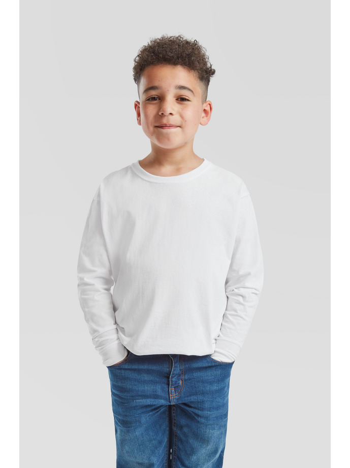 Vanity Fair Lingerie Kids Valueweight Long Sleeve T White 1