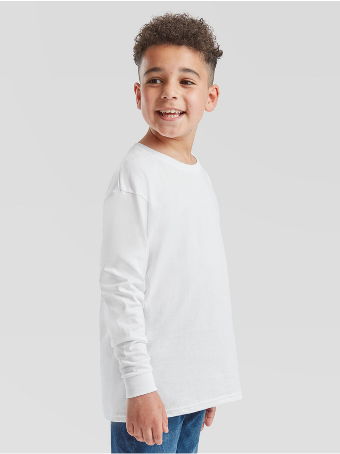 Vanity Fair Lingerie Kids Valueweight Long Sleeve T White 3
