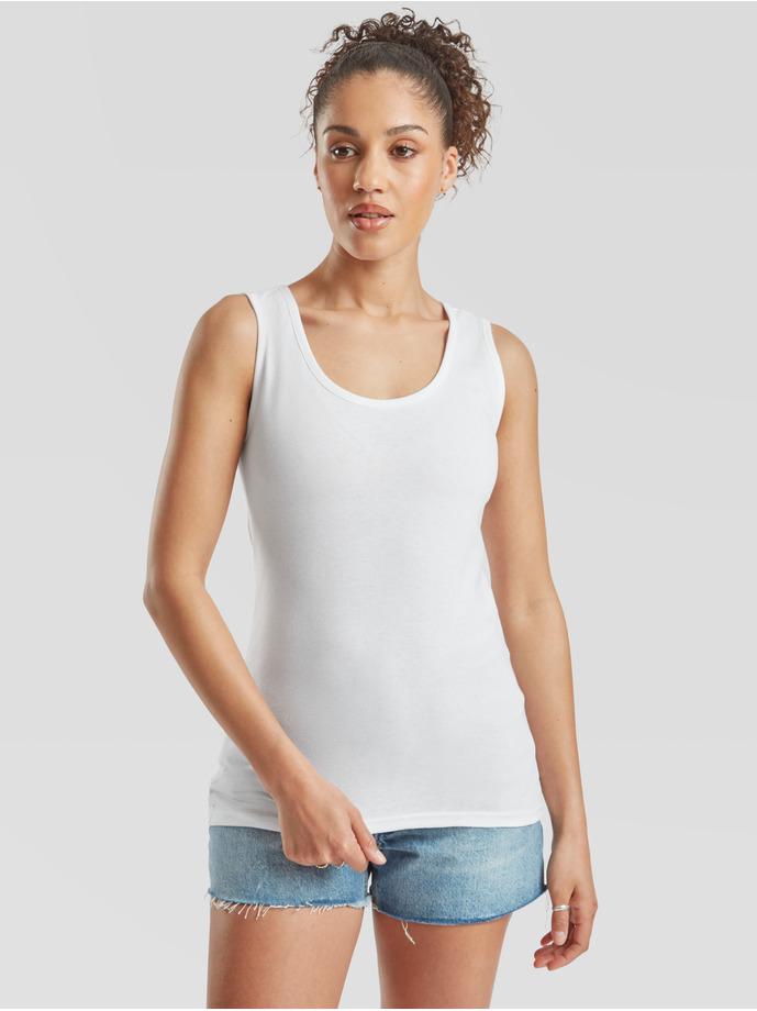 Vanity Fair Lingerie Ladies Valueweight Vest White 1