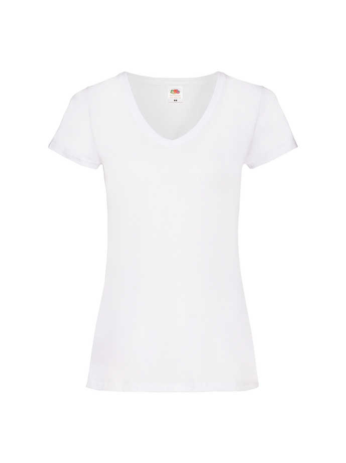Vanity Fair Lingerie Ladies Valueweight V-Neck T White 6