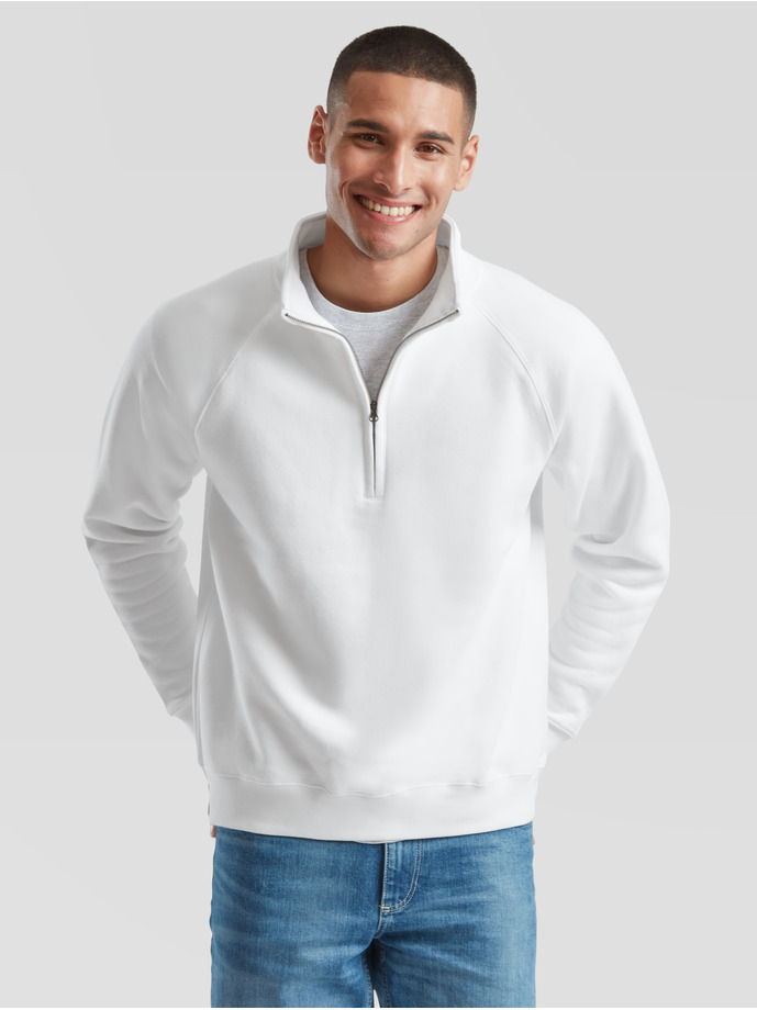 Vanity Fair Lingerie PREMIUM ZIP NECK SWEAT White 1